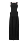 SWAYING 25 Early Autumn One-shoulder splicing bud vest dress SW-SW25PF2L02C3-HEI Black
